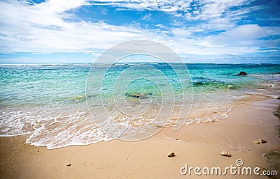 Sunny sand beach Stock Photo