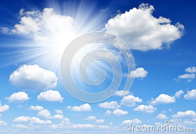 Sunny sky Stock Photo