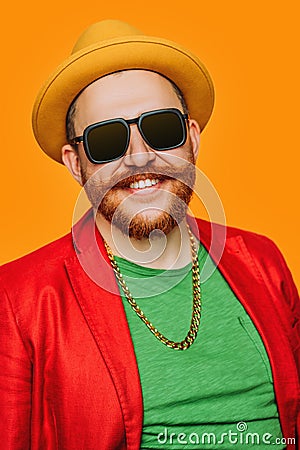 Sunny smile of a charismatic man Stock Photo