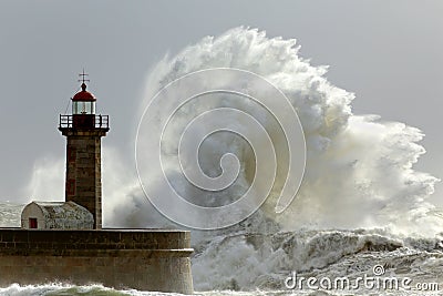 Sunny storm Stock Photo