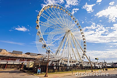 Sunny view of The St. Louis Wheel Editorial Stock Photo