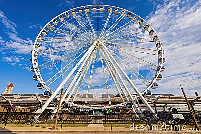 Sunny view of The St. Louis Wheel Editorial Stock Photo