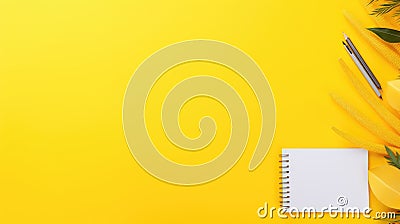 sunny yellow paper background Cartoon Illustration