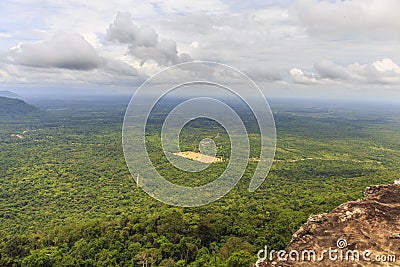 Sunris in Khao Phra Wihan National Park Stock Photo