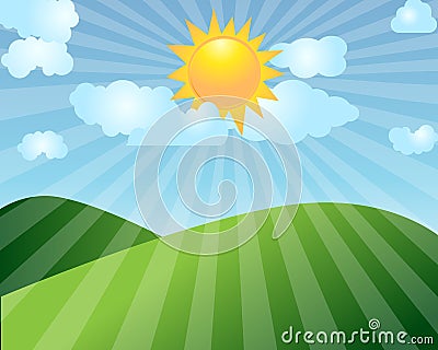 Sunrise Vector Illustration