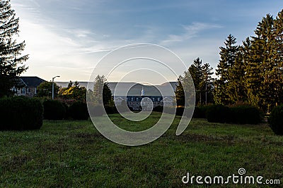 Sunrise - Abandoned Laurelton State School & Hospital - Pennsylvania Stock Photo