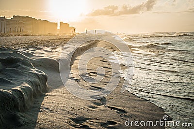 Sunrise along the Florida panhandle Stock Photo