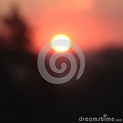 Sunrise in Austin, Texas Stock Photo