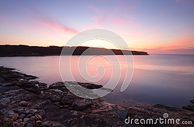 Sunrise Botany Bay Australia Stock Photo