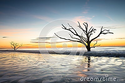 Sunrise at Botany Bay Beach Stock Photo