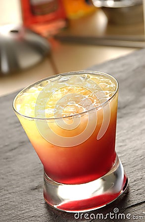 Sunrise cocktail Stock Photo