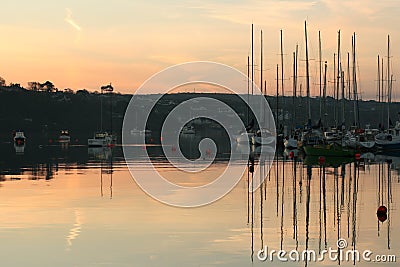 Sunrise in Kinsale Stock Photo