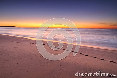 Sunrise at Lakes Entrance, Victoria, Australia Stock Photo