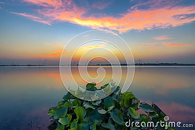 Lampa Dam, Kalasin, Thailand. Stock Photo