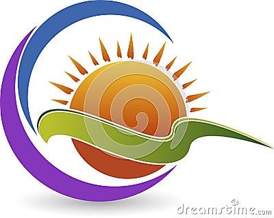 Sunrise logo Vector Illustration