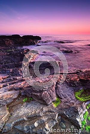 Sunrise in Malahide Stock Photo