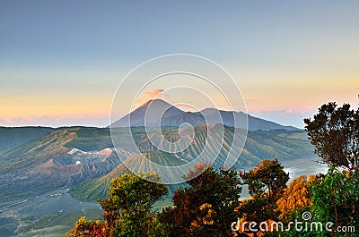 Sunrise Mount Bromo Stock Photo