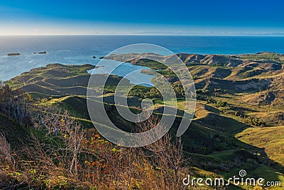 Sunrise on Nacula Island , Fiji Stock Photo