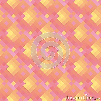 Sunrise pastel pink concept seamless pattern. Vector Illustration