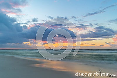 Sunrise on Pensacola Beach Stock Photo