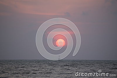 Sunrise at Phuket town Stock Photo