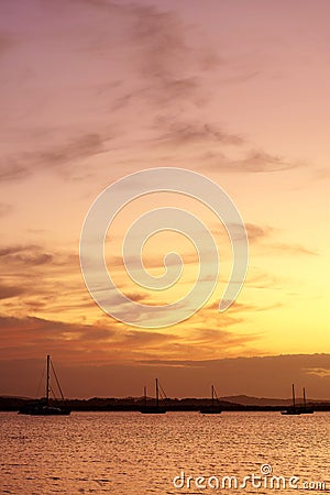 Sunrise in Queensland Australia Stock Photo