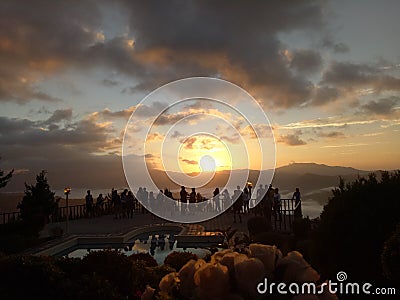 Sunrise at Sonnen Berg Editorial Stock Photo