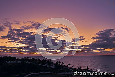 Sunrise time, Jandia, Fuerteventura Stock Photo