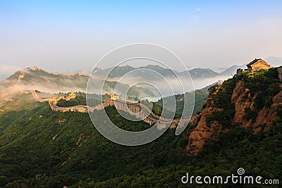 Great Wall Editorial Stock Photo