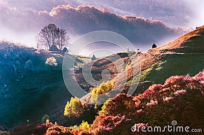 Sunrise in Transylvania | Roamania ! Stock Photo