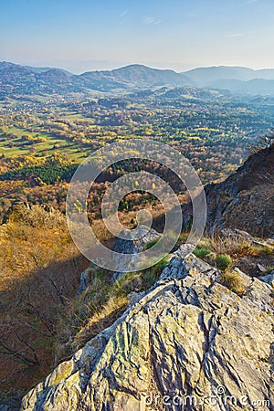 Sunrise from Velky Gric mountain Stock Photo