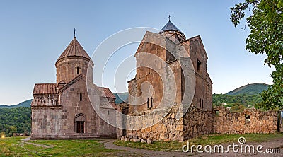 Sunrise view of Goshavank monastery in Armenia Stock Photo