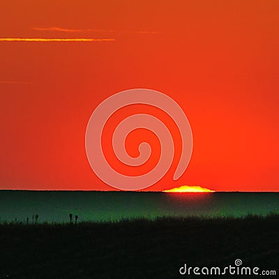 Sunrise in Yambol, Bulgaria 3 Stock Photo