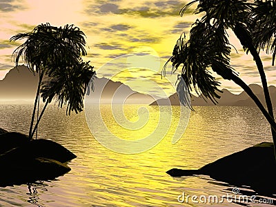 Sunset Stock Photo