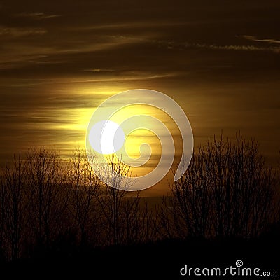 Sunset Stock Photo