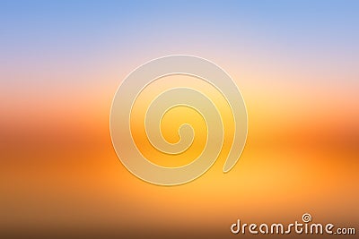 Sunset Abstract colorful blurred background. Stock Photo