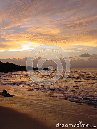 Sunset, Awesome Sky! Stock Photo