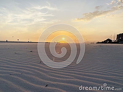 Sunsent brazilian beach Stock Photo