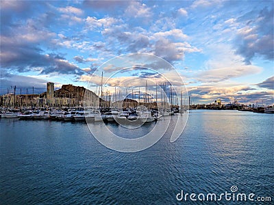 Spanish Coastal City Of Alicante - Sunset Views XVI Stock Photo