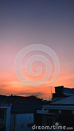 Sunset beauty Stock Photo