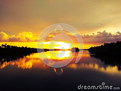 SUNSET Stock Photo