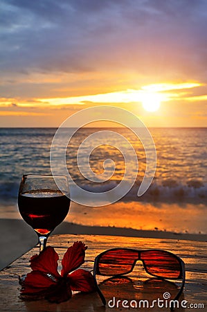 Sunset Cocktail Stock Images - Image: 8929484