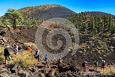 Sunset Crater Volcano Editorial Stock Photo