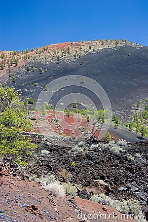 Sunset Crater Volcano National Monument, near Flagstaff Stock Photo