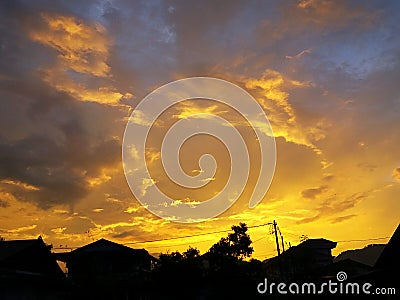 Sunset Stock Photo