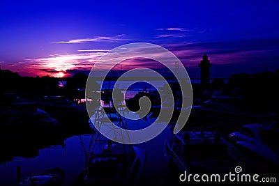 Sunset in Hilton Head, South Carolina Stock Photo
