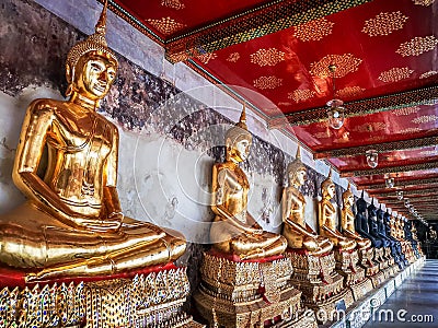 Wat Suthat Thep Wararam,Bangkok,Thailand Stock Photo