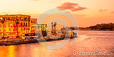 Sunset in Old Havana Stock Photo