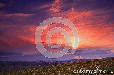 Sunset Stock Photo