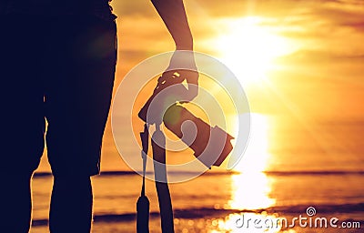 Sunset Photography Stock Photo